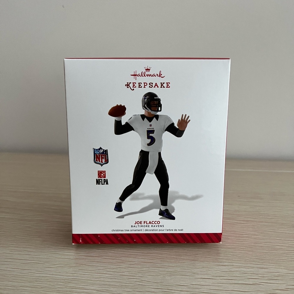 2014 Joe Flacco Hallmark Ornament NIB